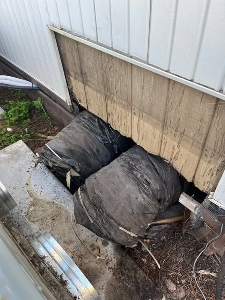 Duct condition — before